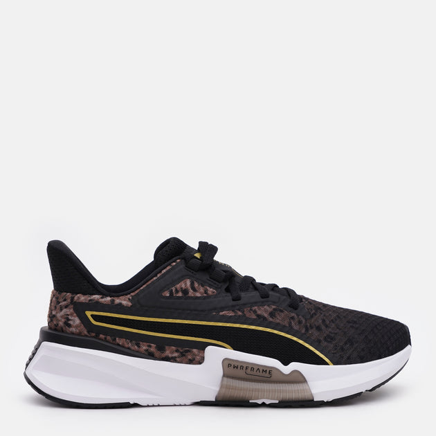 Puma PWRFrame TR Safari Glam Women's 'Black Desert Tan' (376978 01)