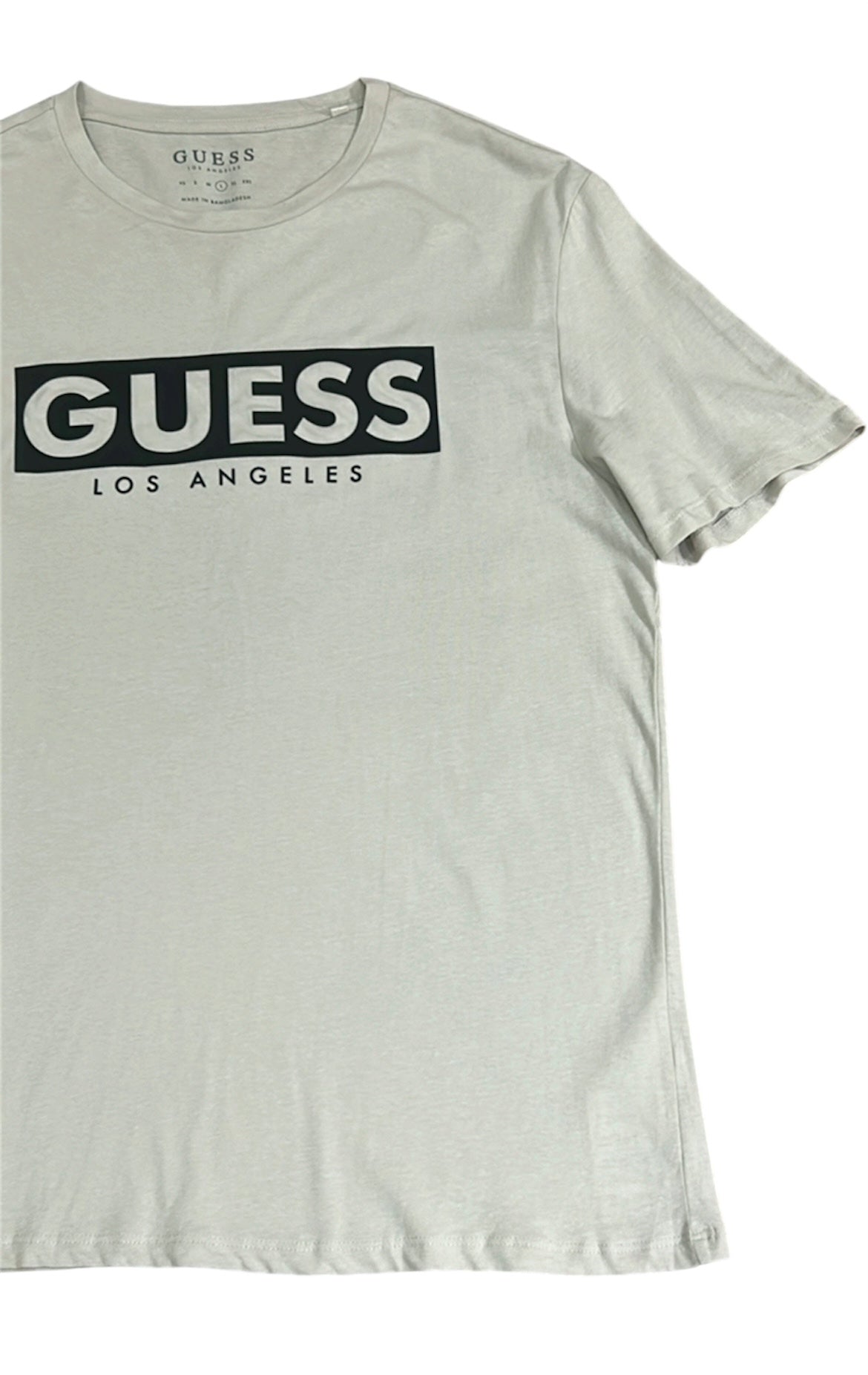 Guess Los Angeles Men’s Beige Cotton T-Shirt