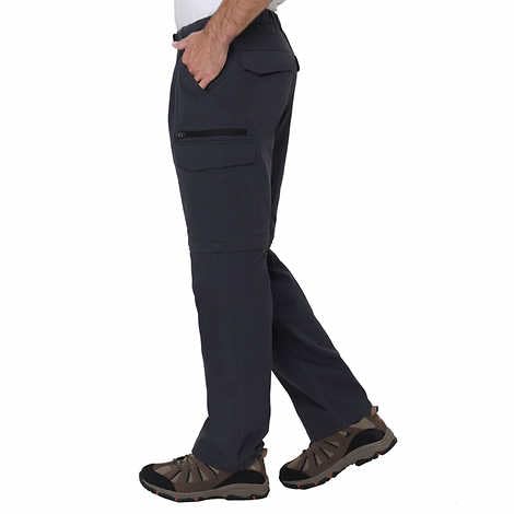 SIZE: L X 32 - BC Clothing Cargo Pants for Men - Tactical Pants - Hiking Convertible Outdoor Pants Men (Blue, )