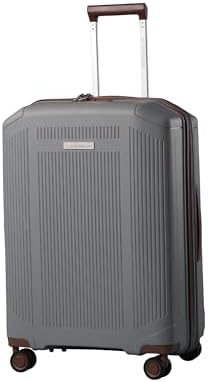 Sonada Unbreakable Luggage Unisex,Double Zipper,Expandable, TSA Lock With 4 Double Silent Wheels Set of 4 (Silver)