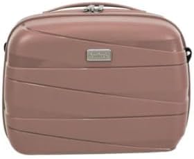 ANTLER Unbreakable Luggage NOVA TSA Approved Suitcase for travel, Expandable Anti Theft Double Zipper, FROM UK (Set of 4, Rose Gold)