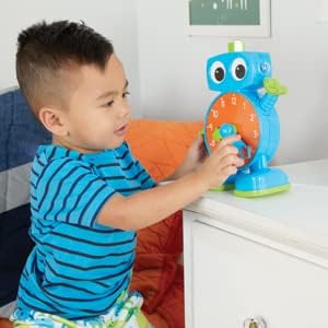 Learning Resources Tock The Learning Clock Pink, 1 Piece, Ages 3+, Educational Talking Clock