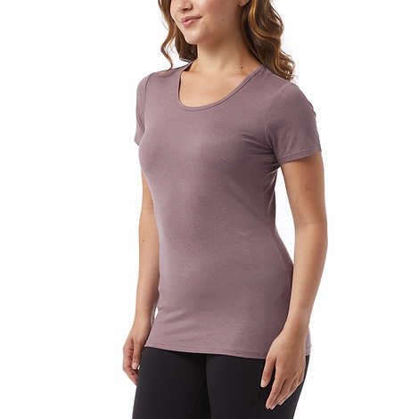 SIZE: XL - 32 Degrees Ladies' Cool Tee, Short Sleeve Scoop Neck, 3-Pack