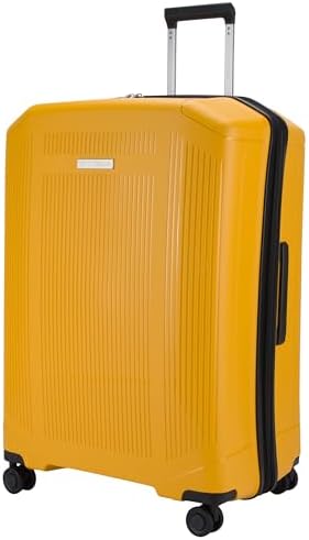 Sonada Unbreakable Luggage Unisex,Double Zipper,Expandable, International Lock With 4 Double Silent Wheels (Gold Orange)