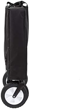 MacSports Collapsible Folding Outdoor Utility Wagon, Black