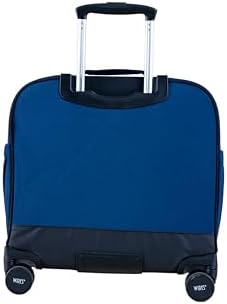 WIRES 8 Wheels trolley bag with lunch bag, pencil case and lunch box (Navy)