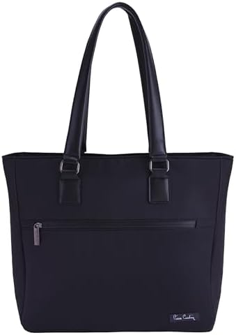 Pierre Cardin Softside Luggage Set of 5 Ultra Light Weight 4 Wheels TSA Approved (NAVY)