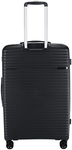 PRINCE Luggage Set of 3 Unbreakable Luggage with 4 Spinner Wheels, Luggage for Travel Light Weight Anti-Theft Lock,Size 20 24 28 Inch (Black