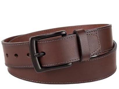 Columbia Men's Leather Belt (Brown, L ( Belt Size 36-38 )