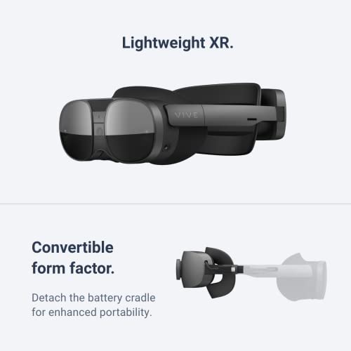 سماعة الواقع الافتراضي HTC Vive XR Elite + وحدات التحكم - D