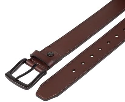 Columbia Men's Leather Belt (Brown, L ( Belt Size 36-38 )