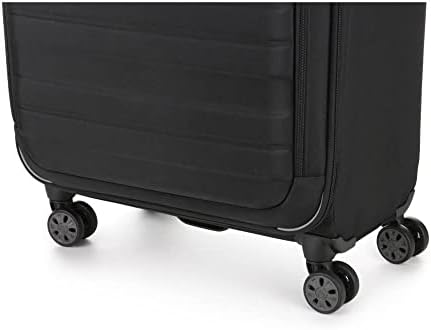 Antler Lightweight Luggage TSA Approverd suitcase for travel and business, from UK (Set of 3, Black)