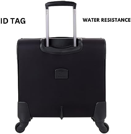 Sonada Rolling Laptop Case, Pilot Business bag for Travel And Office, International Lock, ANTI Theft Zipper (95050, Black)