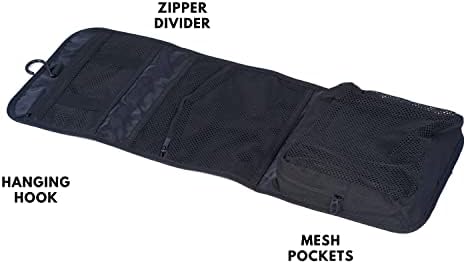 Sonada Hanging Toiletry Bag Portable Travel Organizer Kit for Shampoo, Toiletries, and Makeup - Large Capacity Cosmetic Storage Bag with Convenient Hanging Hookl (BT99457)