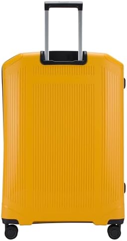 Sonada Unbreakable Luggage Unisex,Double Zipper,Expandable, International Lock With 4 Double Silent Wheels (Gold Orange)