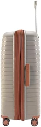 Sonada Unbreakable Luggage Unisex,Double Zipper,Expandable, TSA Lock With 4 Double Silent Wheels Set of 4 (CHMPAGNE)