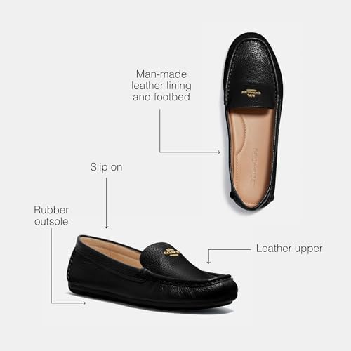 COACH Women's Marley Driver Loafers black