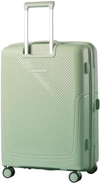 SONADA Almeria Unbreakable Luggage set, TSA Approved Lock, Anti theft Double Zipper lock suitcase set, Expandable (Green)