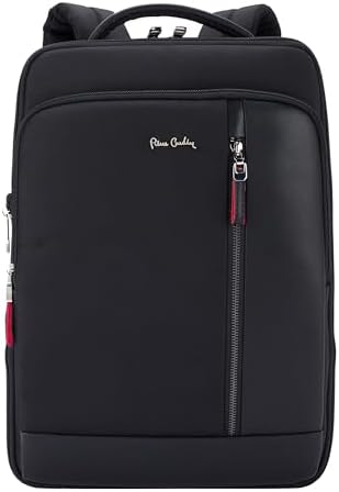 Pierre Cardin Unisex Professional Travel Laptop Backpack, Extensible Business Bag, Water Resistant College Backpack