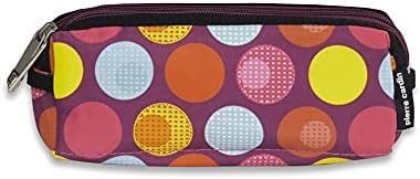 Pierre Cardin 2pcs Set Kids School Backpack with Pencil Case Dimensions: 47x34x15cm (PC23831-Purple with Polka Dots)