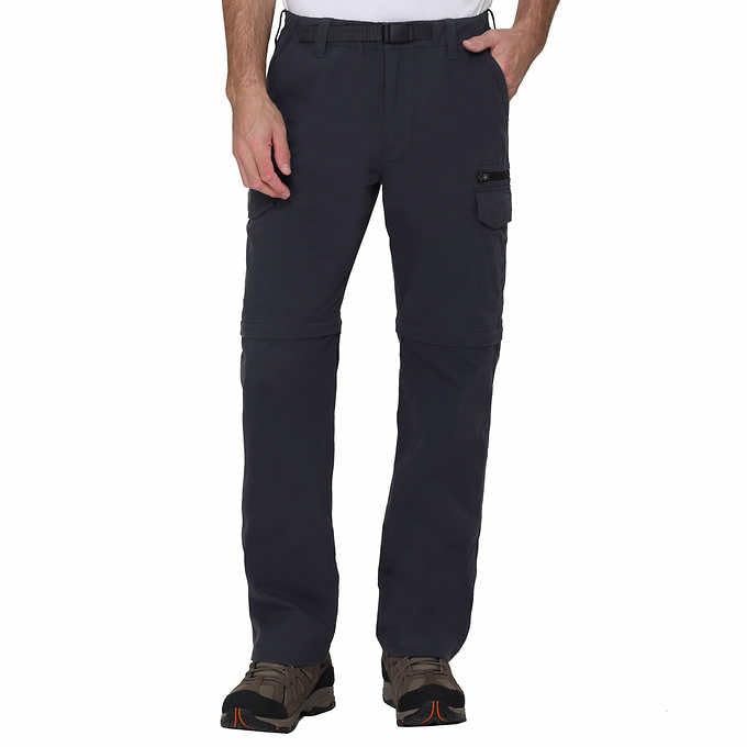SIZE: L X 32 - BC Clothing Cargo Pants for Men - Tactical Pants - Hiking Convertible Outdoor Pants Men (Blue, )