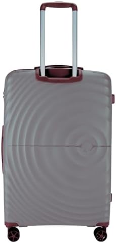 PRINCE Luggage Set of 3 Unbreakable Luggage with 4 Spinner Wheels, Luggage for Travel Light Weight Anti-Theft Lock, Size 20 24 28 Inch (Grey)