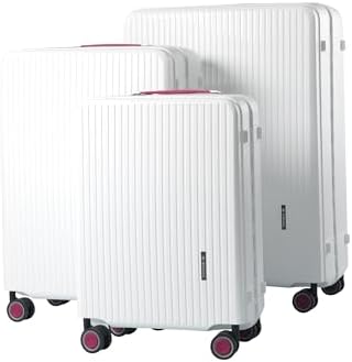 SONADA Zippless Advanced PP Material Luggage set Of 3 With Wide Trolley system Handle, TSA Approved Lock