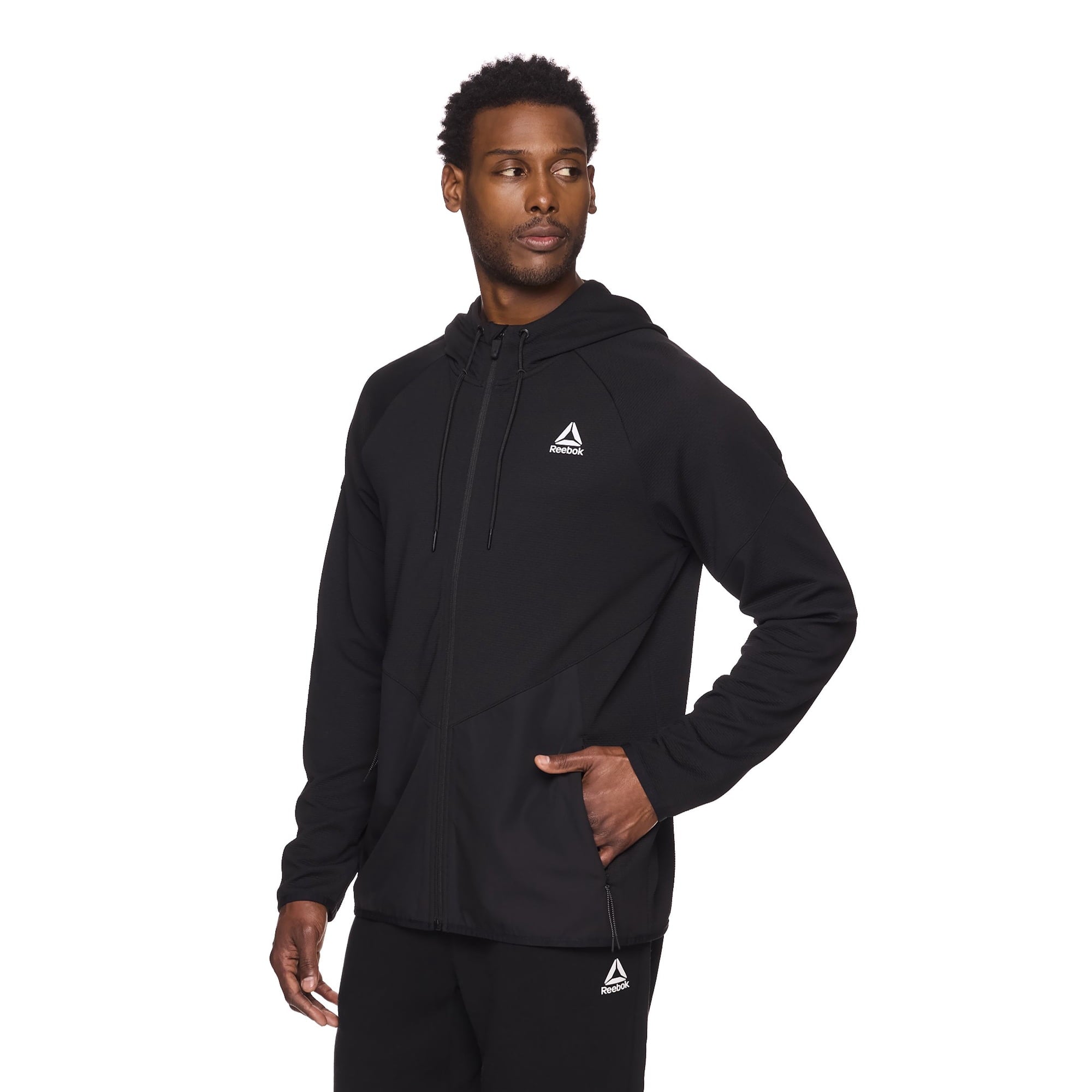 المقاس: L - جاكيت ريبوك هجين للرجال والرجال الكبار