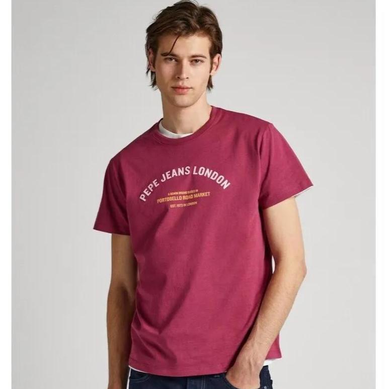 PEPE JEANS LONDON SLIM T-SHIRT ORANGE M1