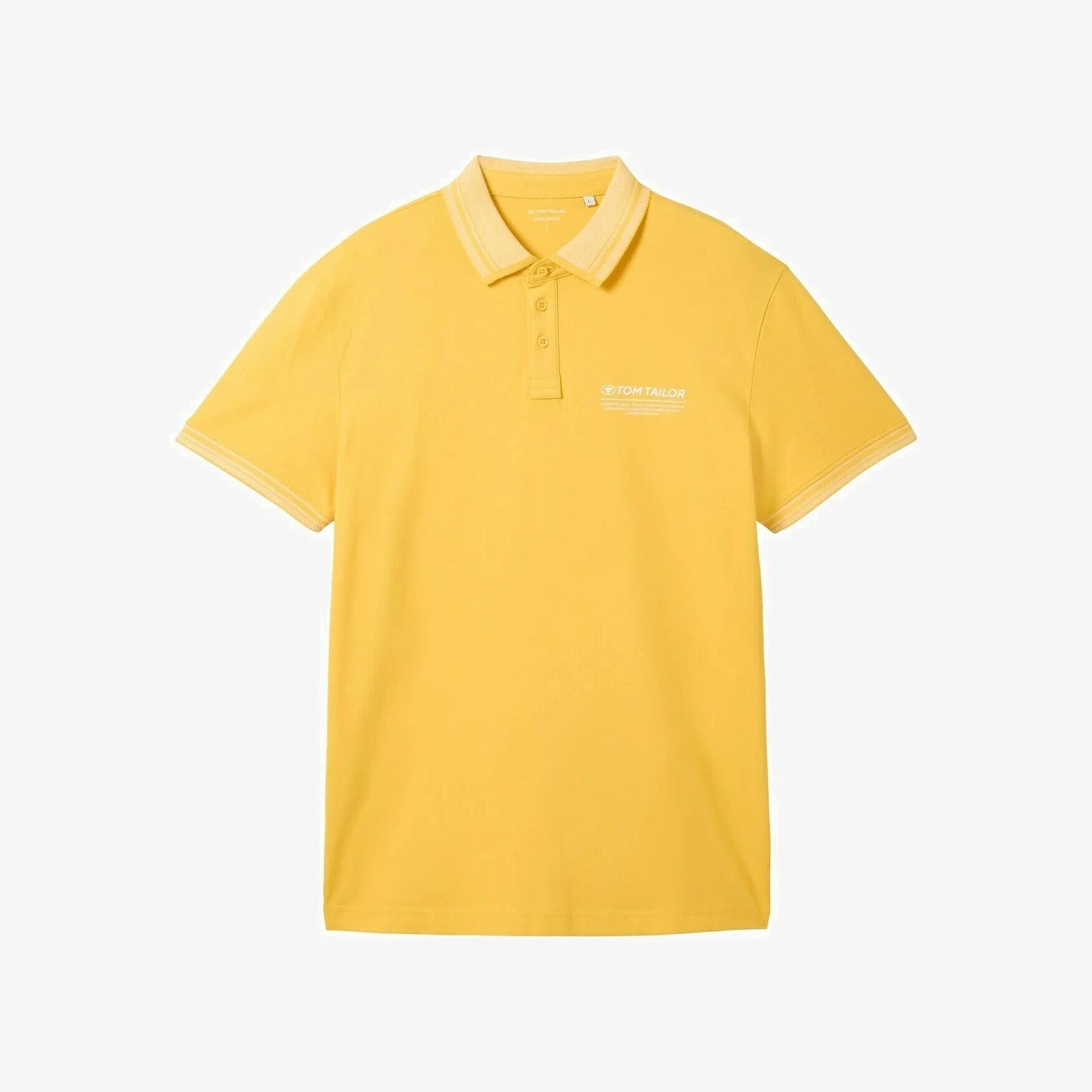 TOM TAILOR MIT LOGO - Polo Shirt - Sunny Yellow