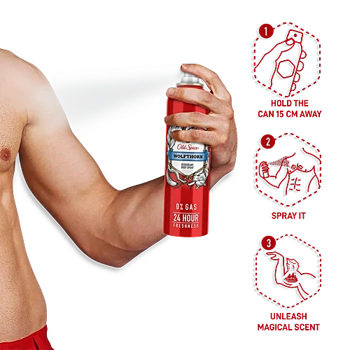 Old Spice Wolfthorn - Deodorant Body Spray, 140 g