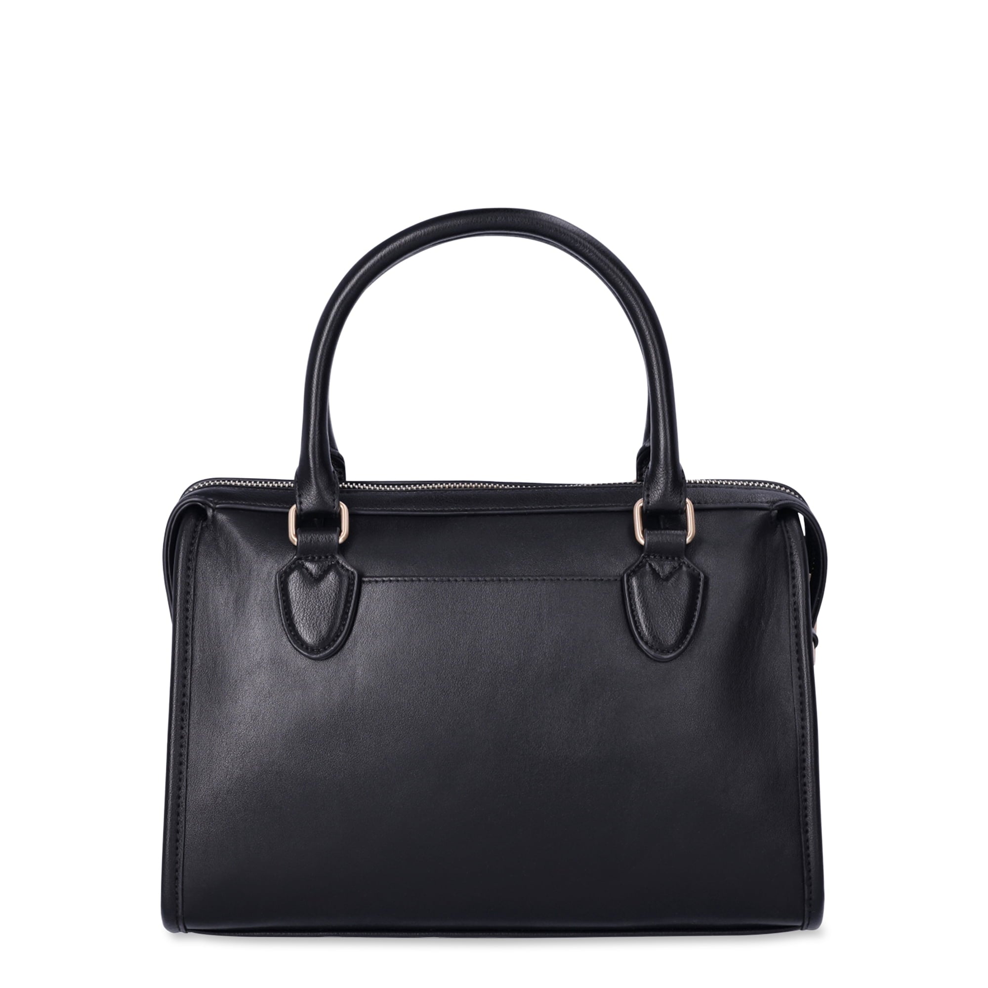 حقيبة يد نسائية S Wyatt Satchel من Time and Tru باللون الأسود