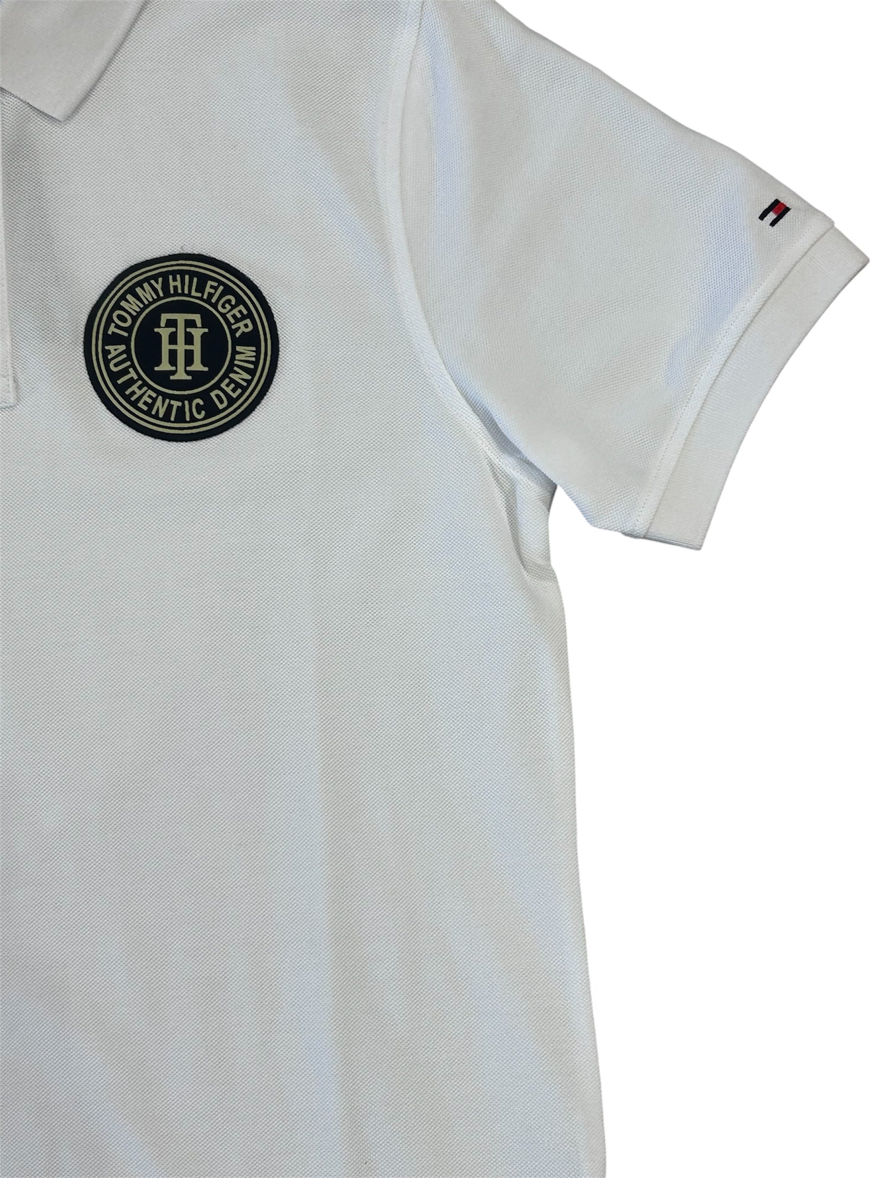 Tommy Hilfiger men t-shirt white { logo black }