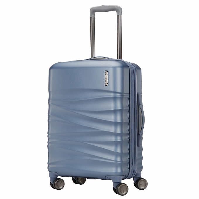 American Tourister Tranquil 3-piece Hardside Set (Blue). Size: 51 cm, 61 cm, 71 cm - D