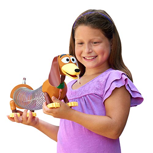 Disney•Pixar's Toy Story Slinky Dog Pull Toy, Walking Spring Toy for Boys and Girls, Kids Toys for Ages 18 Month by Just Play