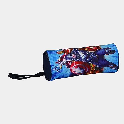 W WIRE'S School Rolling Backpack Set, All in One with Pencil Case, Lunch Bag, Trolley Bag for Boys & Girls, Black, 35x35x20 cm, 1.1 kg, Water Resistant, 4 Spinner Wheels, Adjustable Handle