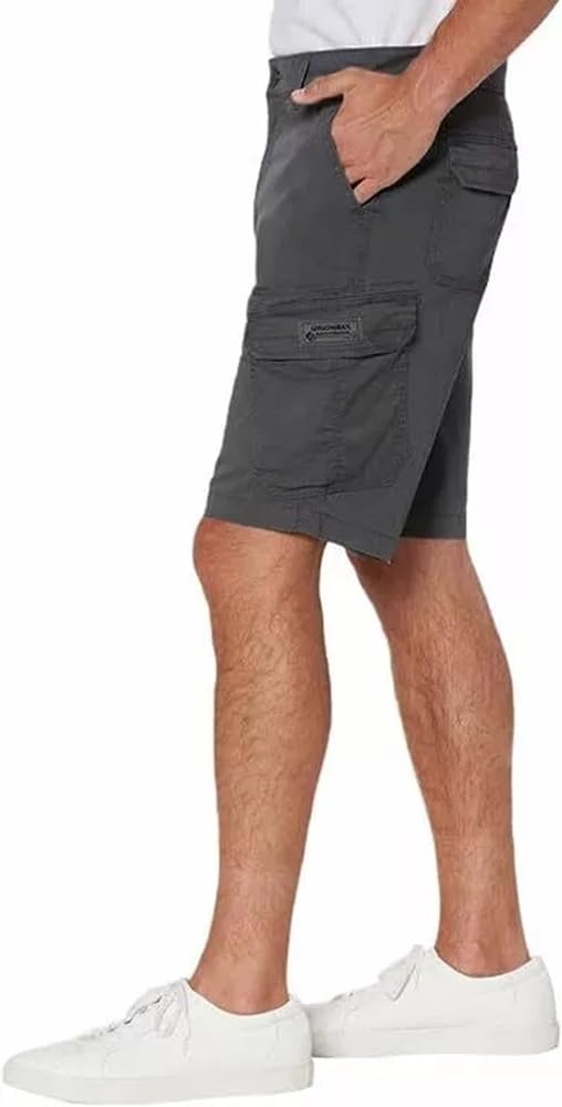 Size: XL - Sierra Design Men’s Short Sleeve Woven Shirt (Navy, X-Large) DU