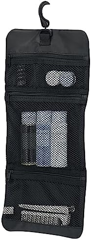 Sonada Hanging Toiletry Bag Portable Travel Organizer Kit for Shampoo, Toiletries, and Makeup - Large Capacity Cosmetic Storage Bag with Convenient Hanging Hookl (BT99457)