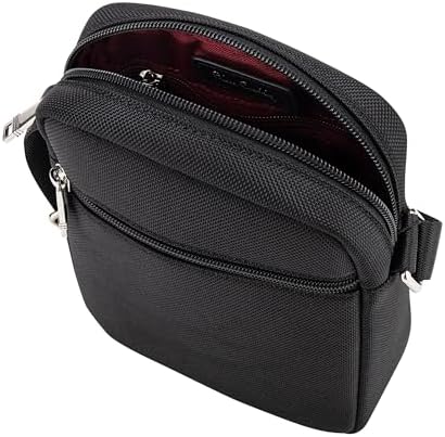 Pierre Cardin Unisex Sling Crossbody Backpack Shoulder Bag For Men Women PB87078 Black
