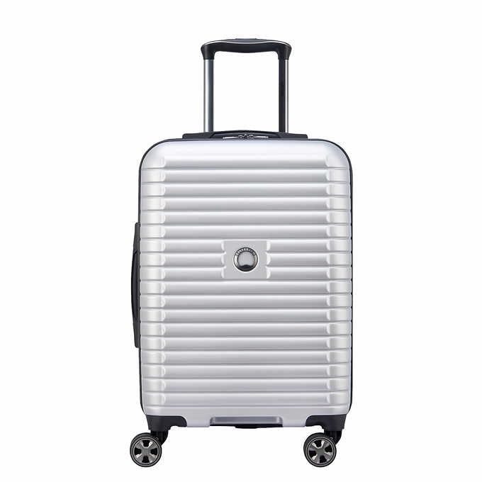 Delsey Paris 2 Piece Hardside Trunk Set 22/27 inch - Silver - 1
