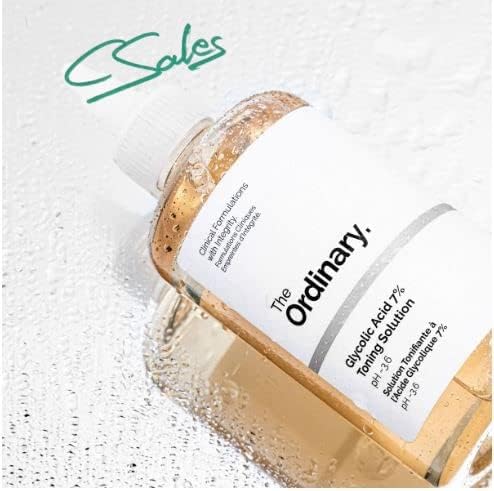 The Ordinary Glycolic Acid 7% Exfoliating Toning Solution – 240ml | Original Formula by Cloud.Sales Cosmetics