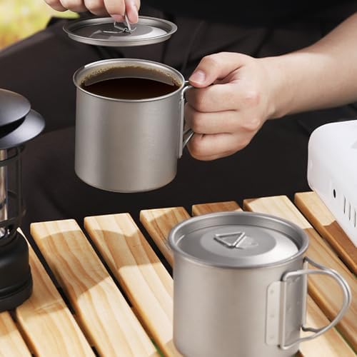 MAXCOOK Titanium Camping Cup