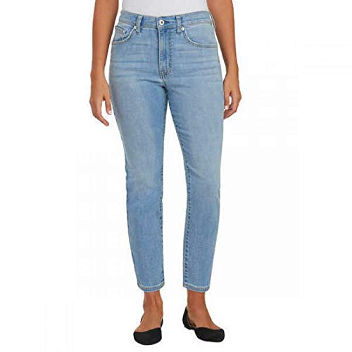 SIZE 25 - Ella Moss Women's High Rise Slim Straight Ankle Jeans 12 Light Blue