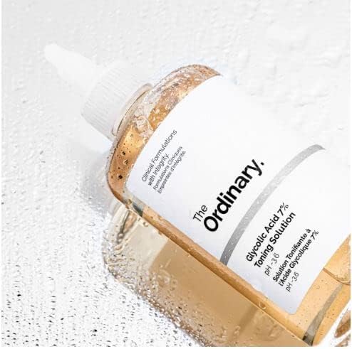The Ordinary Glycolic Acid 7% Exfoliating Toning Solution – 240ml | Original Formula by Cloud.Sales Cosmetics