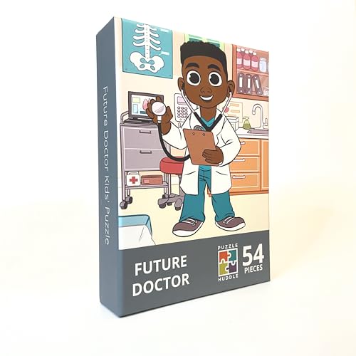 Puzzle Huddle, Future Doctor Boy, Kids Jigsaw Puzzle, 12in x 16.5in, 54 Pieces, Age 6+