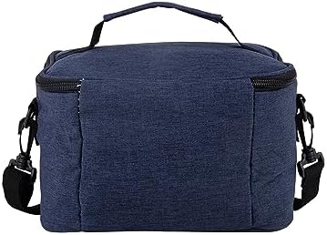 PRINCE Lunch Box Insulated Lunch Bag Large Cooler Tote Bag for Adult,Men,Women, Double Deck Cooler for Office/Picnic (24288-Navy)
