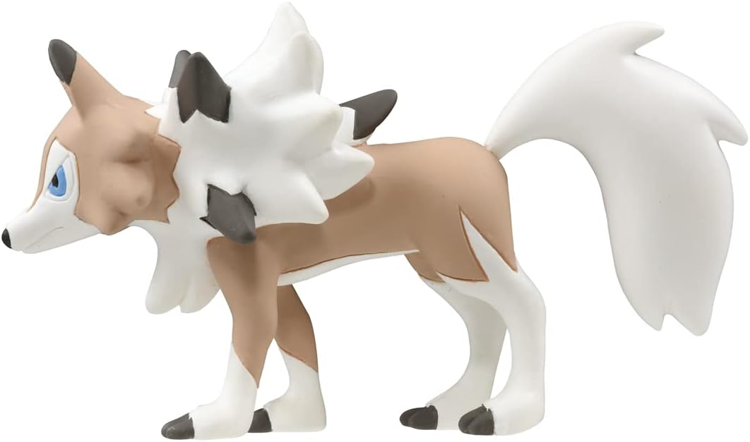 (TAKARA TOMY) TAKARA Pokemon (4 cm Length 7 cm) Lycanroc (Day Shape) Moncolle Monster Collection MS-23 (Japanese Edition) Lugarugan