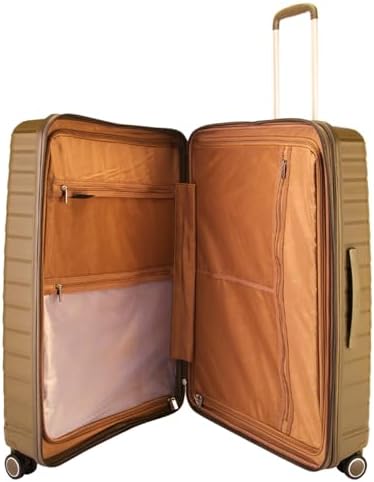 Pierre Cardin Luggage Lightweight Suitcase for Travel,Unbreakable Luggage, 4 Sppiner Wheels.Set of 3 (Champ)