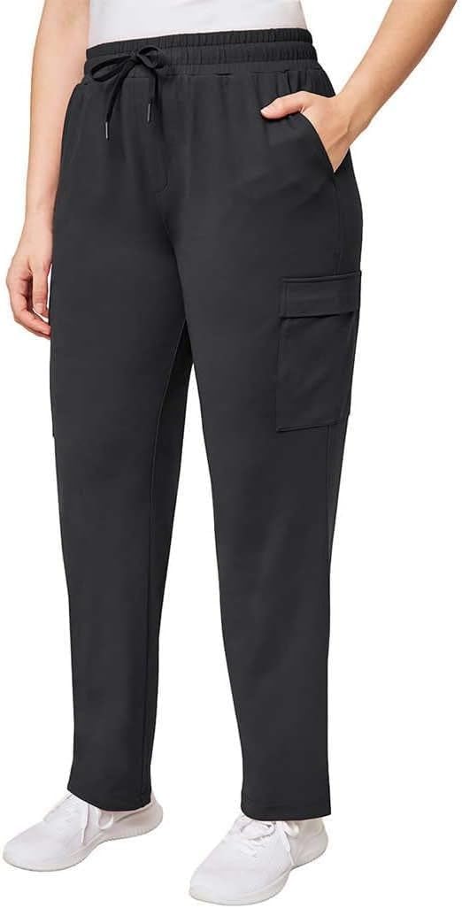 Size L - Mondetta Ladies' Straight Leg Cargo Pant