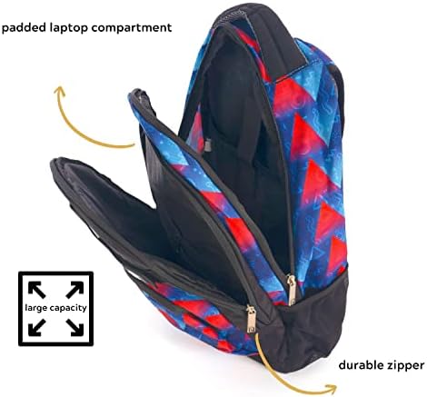 Pierre Cardin 2pcs Set Kids School Backpack with Pencil Case Dimensions: 47x34x15cm (PC23831- Black with Blue-Red Fiery Art)